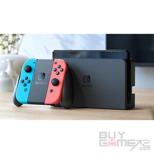 Buy Nintendo,Nintendo Switch OLED Neon Red/Blue - Gadcet.com | UK | London | Scotland | Wales| Ireland | Near Me | Cheap | Pay In 3 | Video Game Consoles